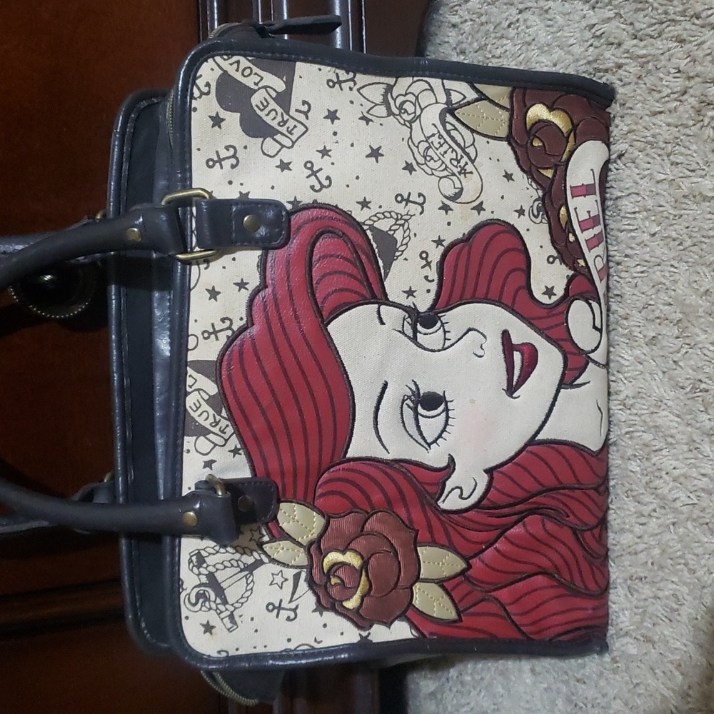 Tattoo flash inspired Ariel Purse